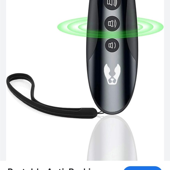 Black and Green Dog Training Remote